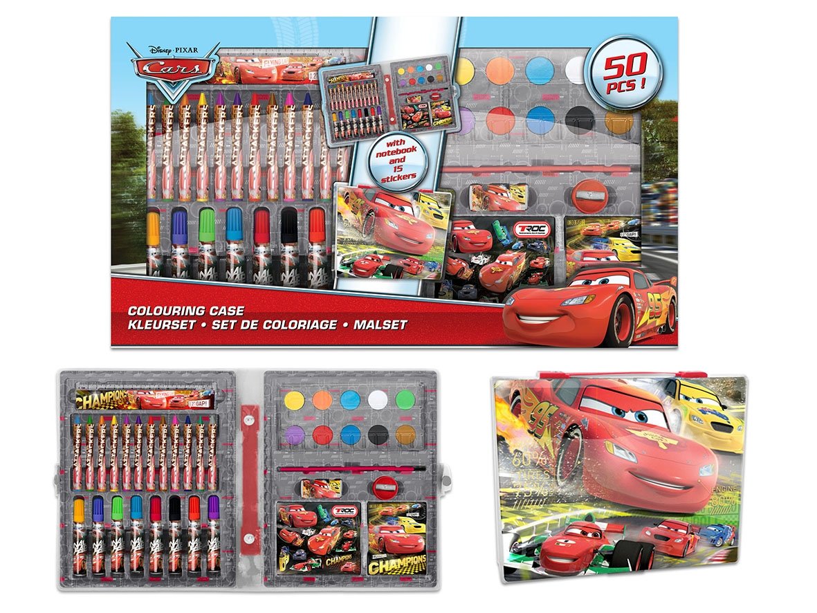 CARS Malette Garnie en Boîte Fenetre