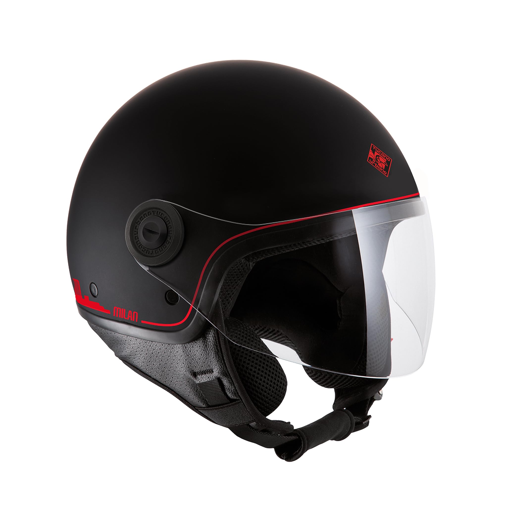A.C. Milan - Casco EL'JETTIN 6.0 Tucano Urbano, Skyline, Prodotto Ufficiale