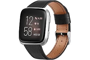 Comfortable Leather Bands for Fitbit Versa 2/Versa/Versa SE/Versa Lite, fit perfectly for women wrists