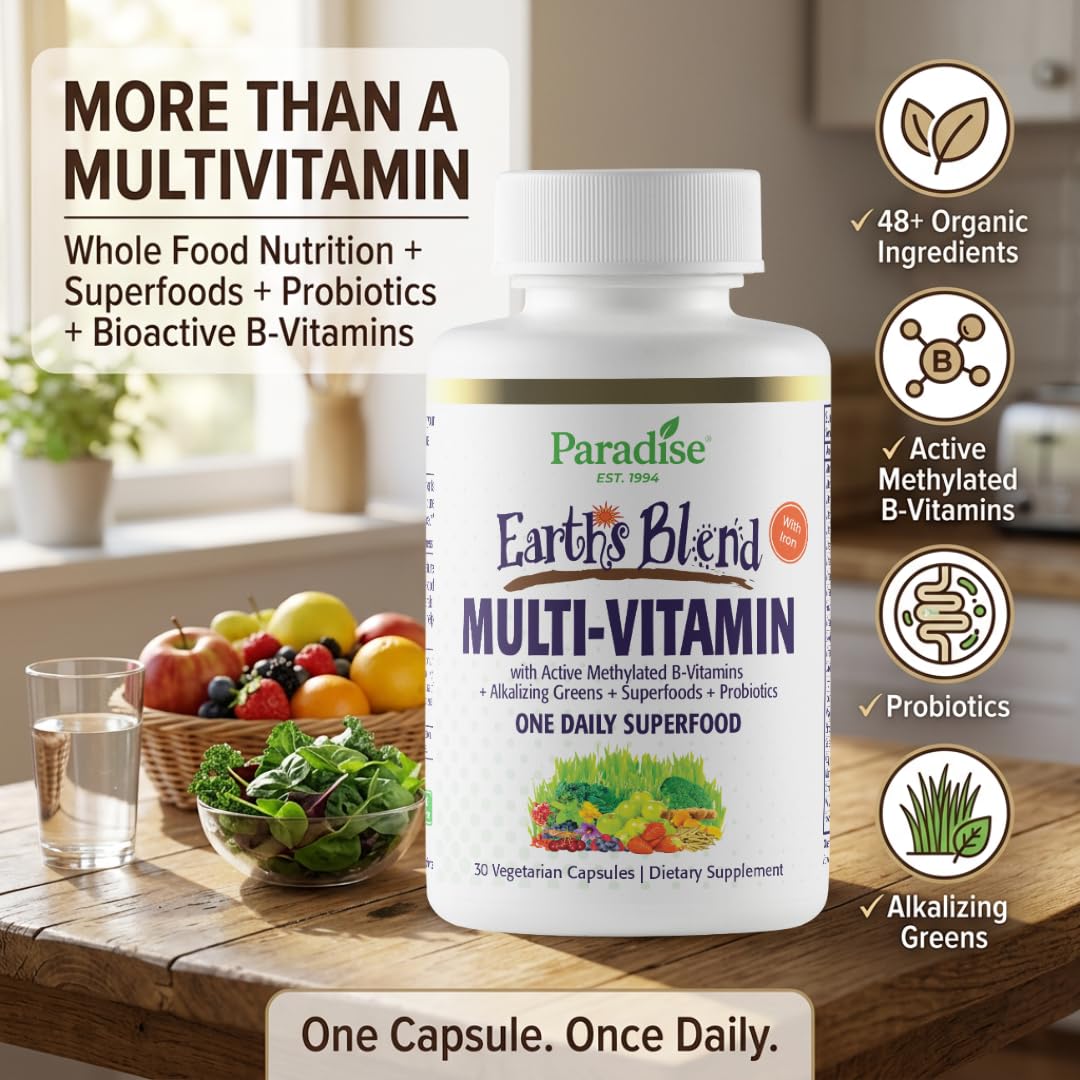 Paradise Herbs & Essentials Once Daily Multivitamin Iron Capsules — Amazon image 2