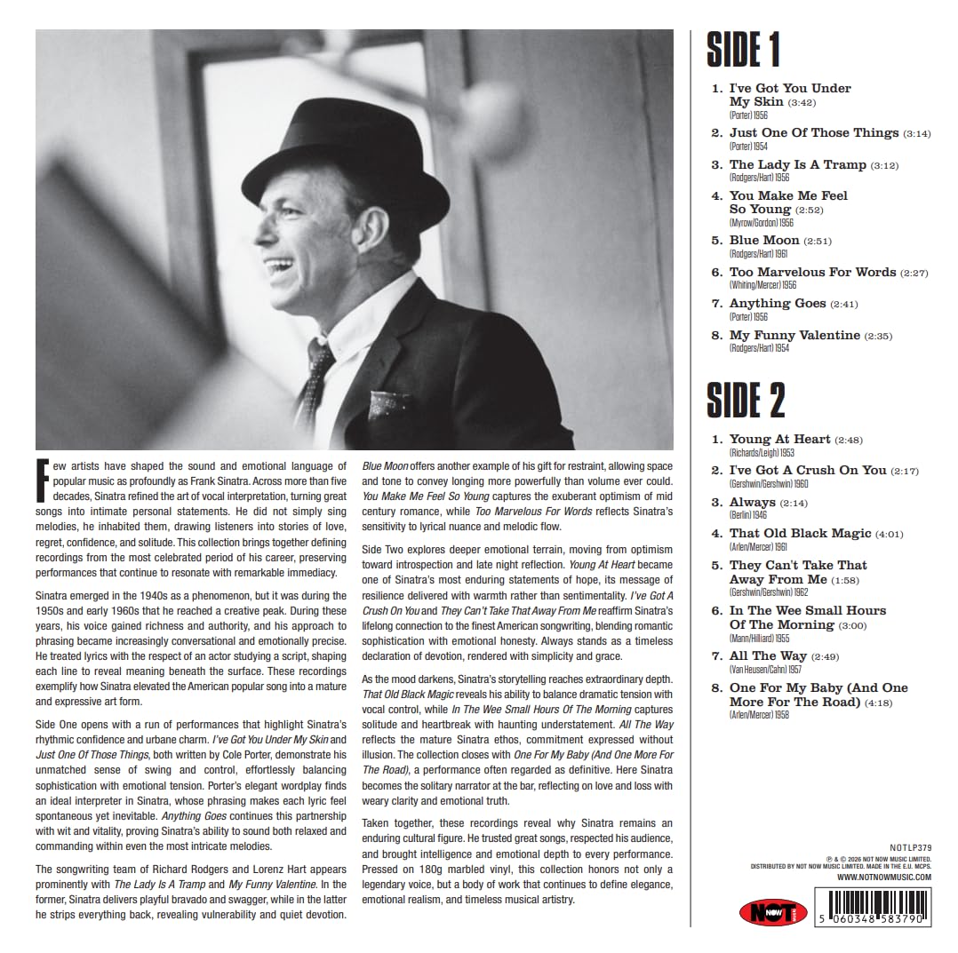 The Best of Sinatra Greatest Hits Ultimate Collection of Frank Sinatra Limited Color Edition