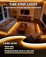 Vista 4 de LED Strip Lights 9.8ft 110-120V,Dimmable Silicone Neon Rope Lights,Flexible Outdoor Waterproof Neon Strip Lights for Mirror,Kitchen,Cabinet,DIY