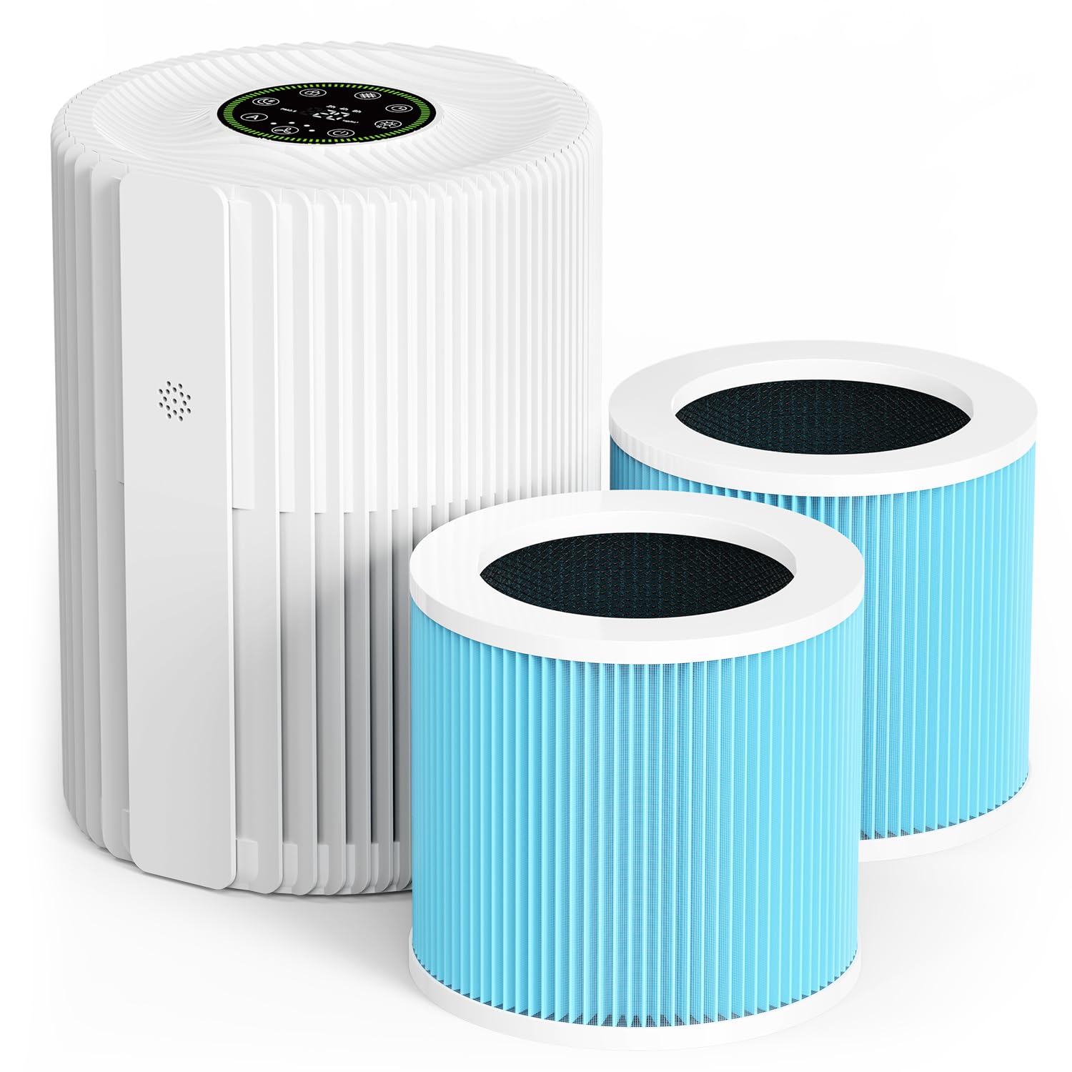 DH-JHD08 Air Purifer Plus 2Pack Standard Version Filter Replacement for Harmful Particulate, Dust, Hair, Dander, Odor