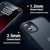 Vista 565 de Yriklso Strong Magnetic Case for iPhone 11 [Compatibilty with MagSafe] Protective Shockproof Cover Phone Case for iPhone 11 6.1" Frosted Purple