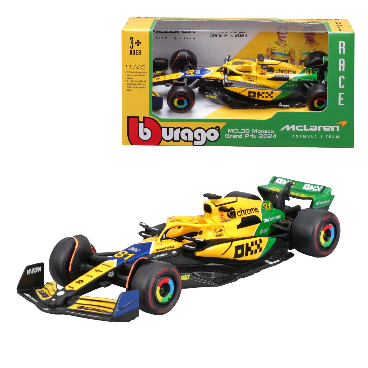 ミニチャンプス F1 1/43 ブラウン バトン オーストラリアGP シール付き