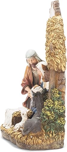 Miniatura 5 de Unto You a Savior is Born - Figura de escultura de resina de 10 pulgadas