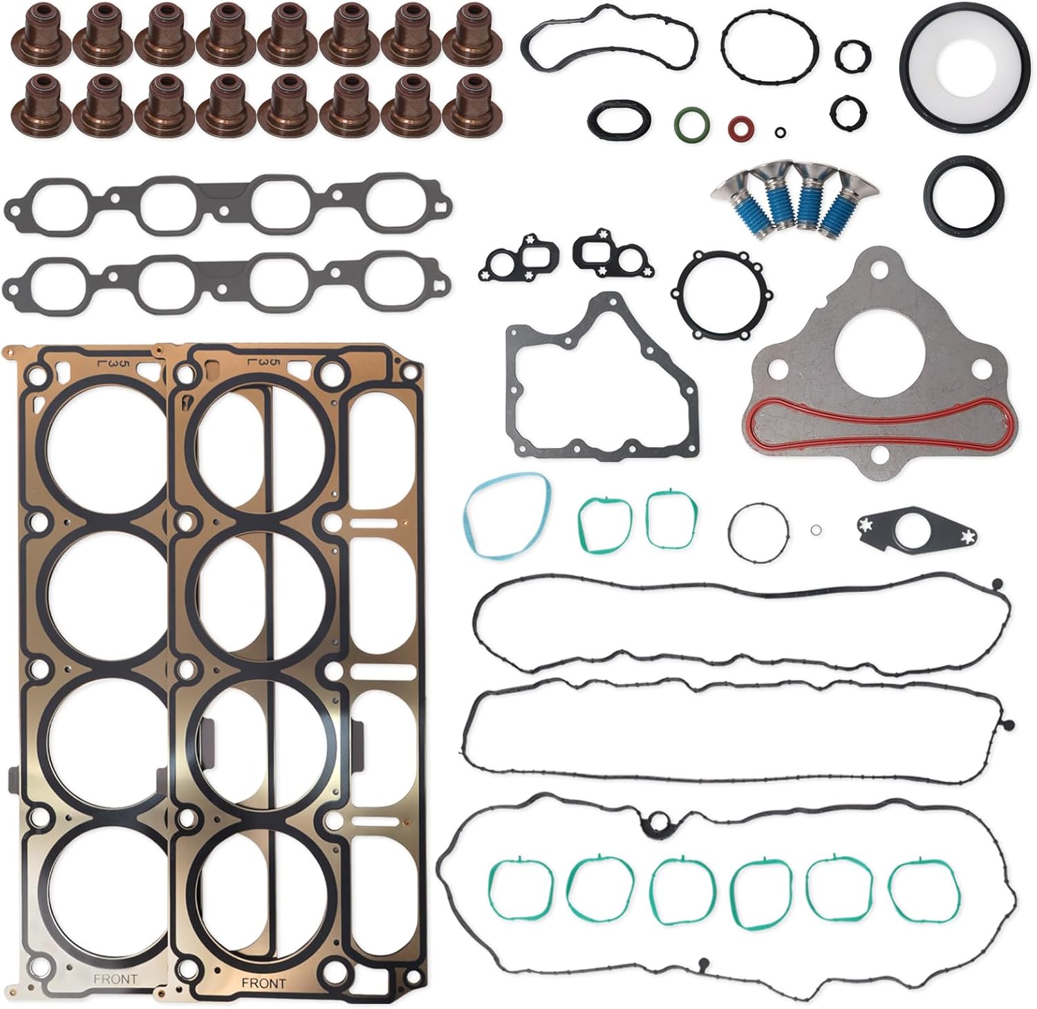 L83 AFM DOD 5.3 Camshaft Kit with Head Gasket Set, Fit for 2014-2018 Chevrolet Silverado Suburban Tahoe GMC Sierra Yukon Gen V #12499225 ES73121