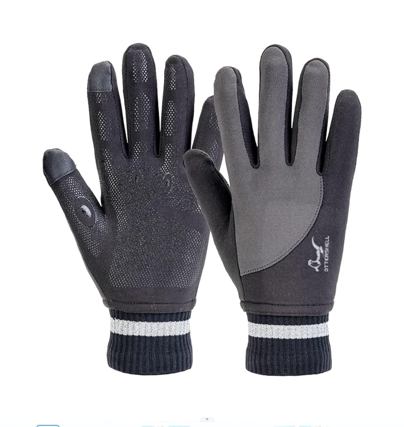 OTTERSHELL Guantes impermeables para hombre multiclima. Máxima comodidad para correr, ciclismo, senderismo y todas las actividades al aire libre.