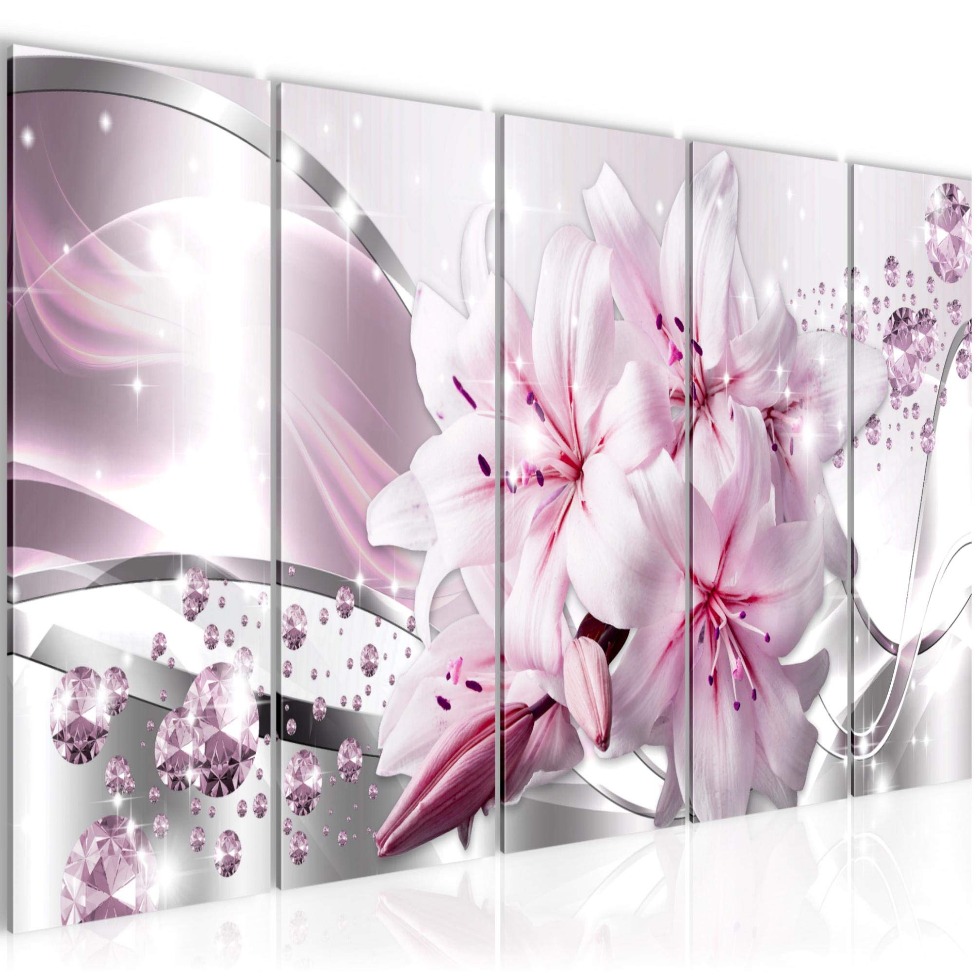 Runa Art C Picture Flowers Lilies Image Non-Woven Photo Wall Decoration Living Room Bedroom 021856