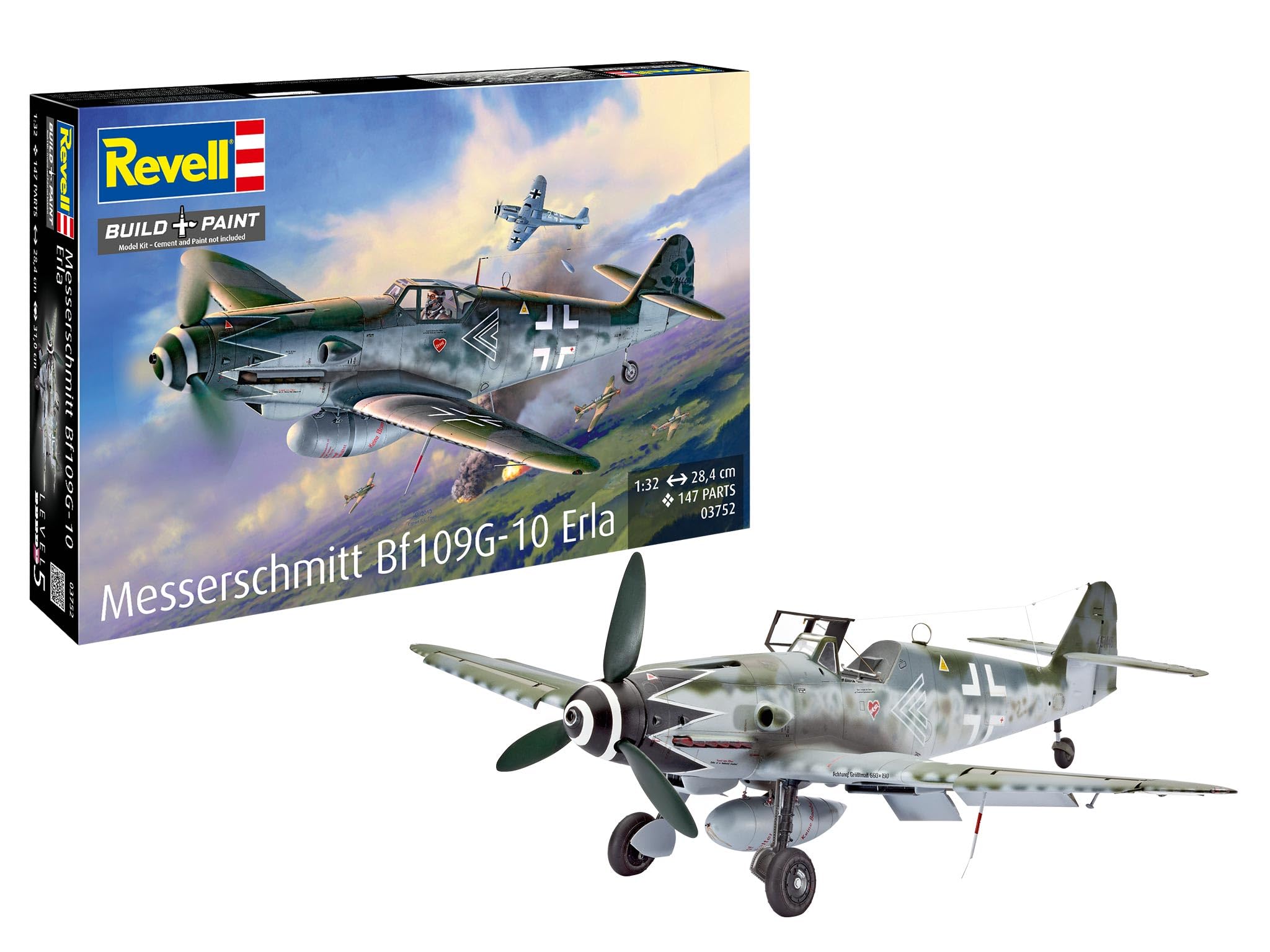 Amazon | ドイツレベル 1/32 メッサーシュミット Bf109G-10 “Erla