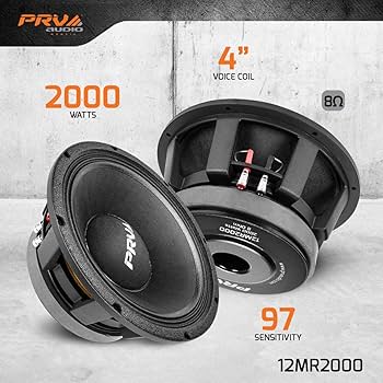 RMS2000W　サブウーファー 30cm 12インチ Amazon.co.jp: PRV AUDIO 12インチ ミッドレンジスピーカー