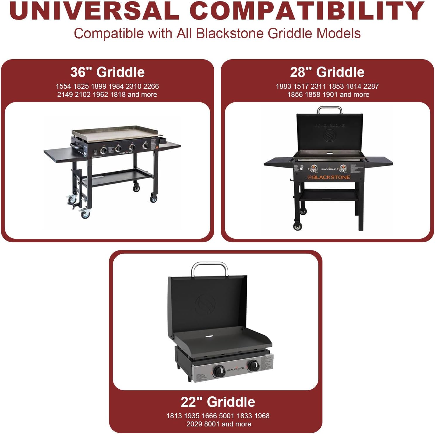 Adjustable Warming Rack for Blackstone 36 28 22 Inch Griddle, Heavy Duty Stainless Steel Grill Cooling Rack Warming Tray for Weber Charbroil Camp Chef and Most Flattop Tabletop Griddle