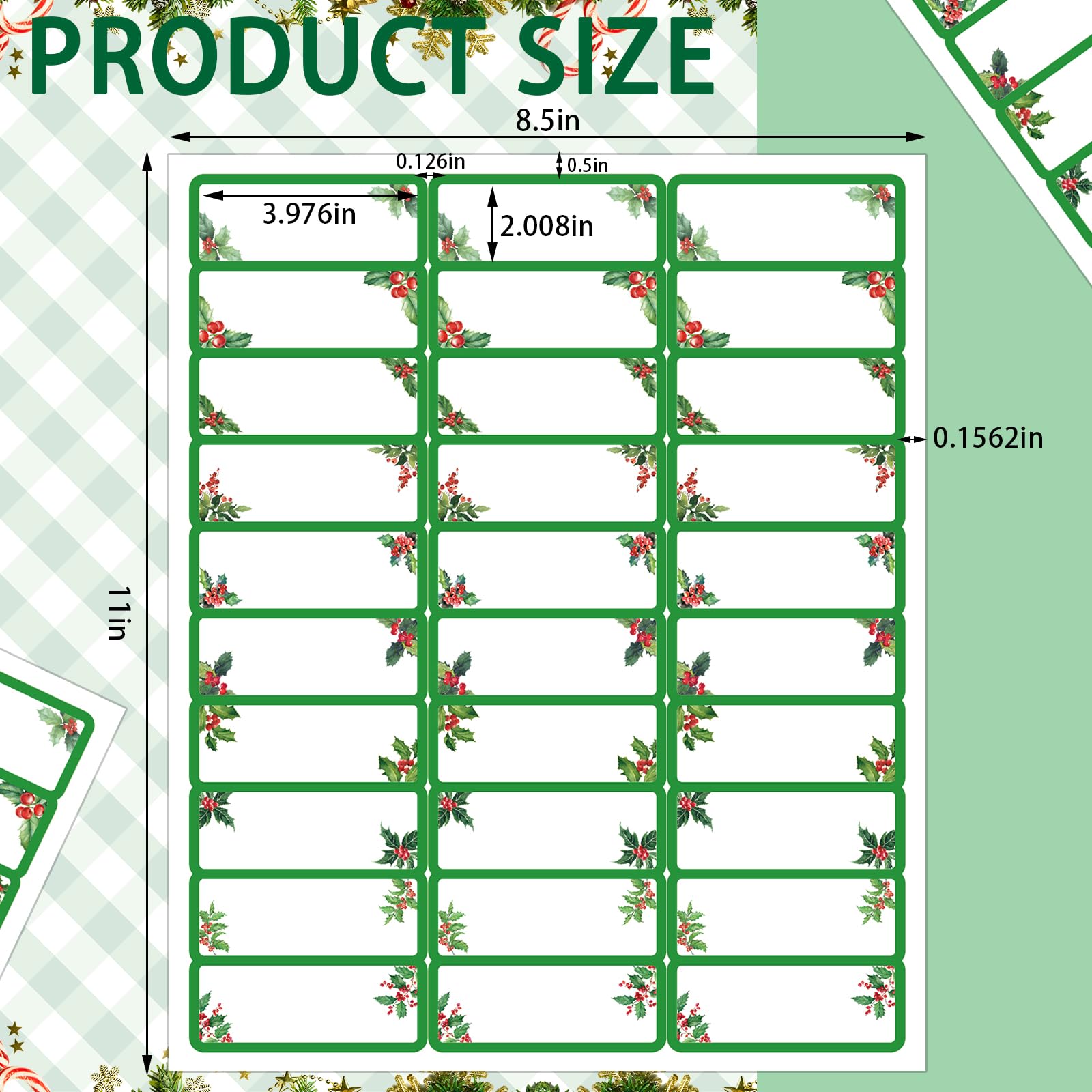 amazon-com-spiareal-750-pcs-christmas-address-labels-1-x-2-625-inch-printable-gift-tags-compatible-with-laser-and-ink-jet-printer-mailing-label-30-per-sheet-for-package-office-office-products for Christmas Return Address Labels Free Printable Amazon.com : Spiareal 750 Pcs Christmas Address Labels 1 x 2.625 Inch Printable Gift Tags Compatible with Laser and Ink Jet Printer Mailing Label 30 Per Sheet for Package Office : Office Products for Christmas Return Address Labels Free Printable