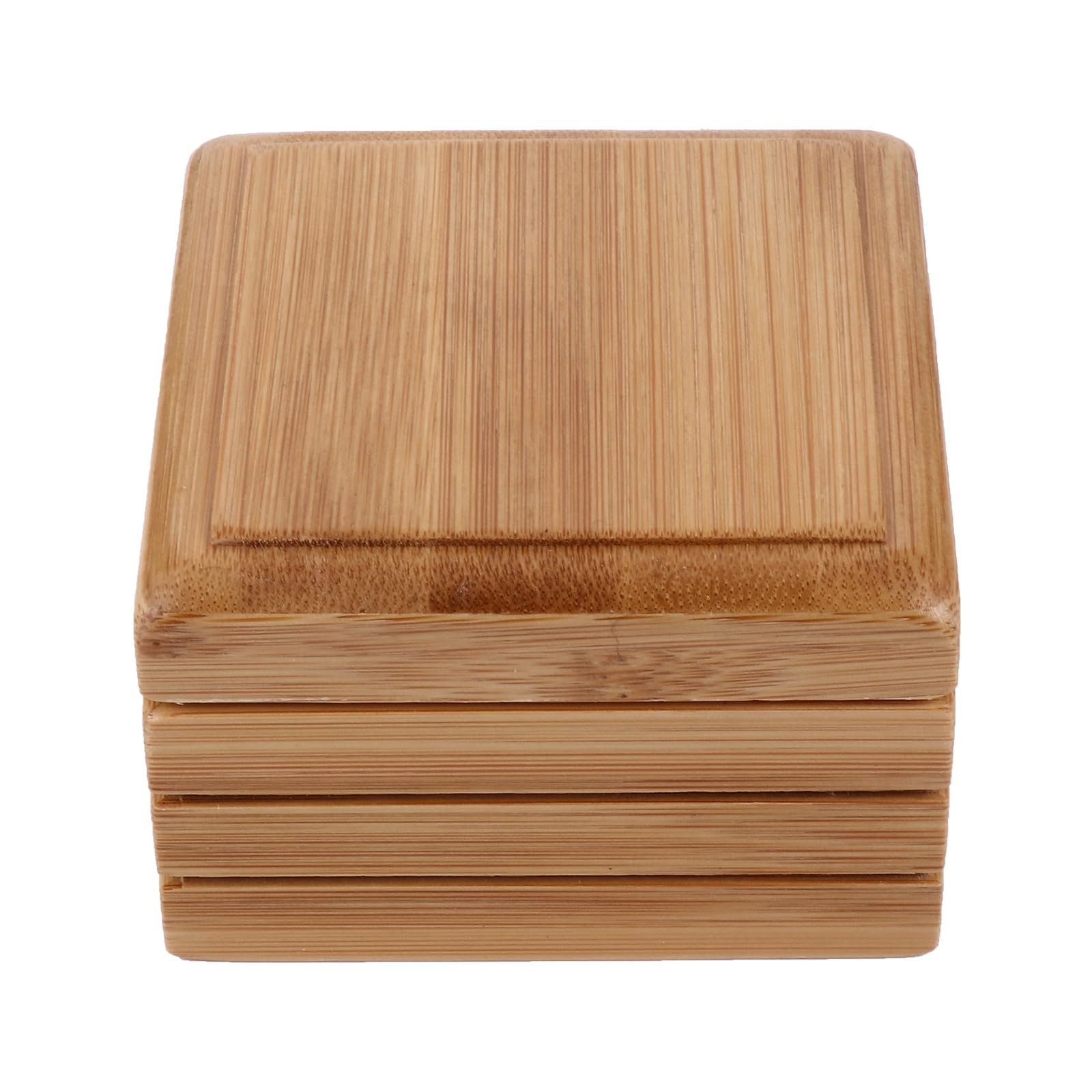 SHINEOFI Bamboo Soap Box Wooden Soap Tray Holder and Lid with Drainage Design for Kitchen and Bathtub