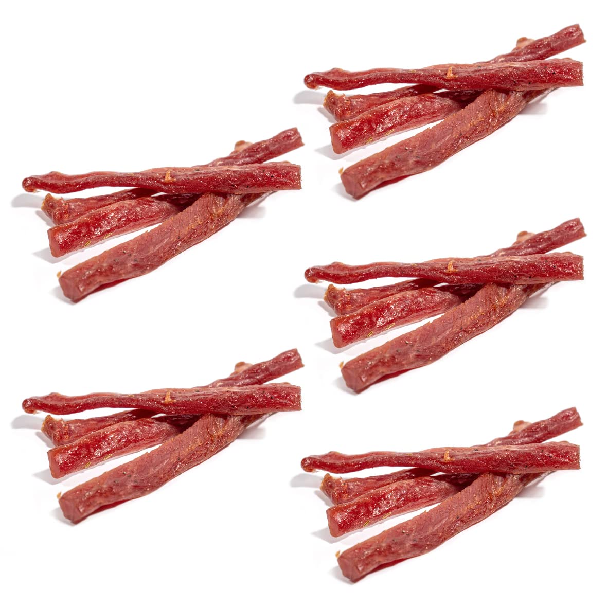 5 Confezioni da 100g - Coppiette di Puro Suino di Ariccia - Prodotto Artigianale Sottovuoto - Filetto di Maiale Essiccato e Stagionato - Coppiette Romane Senza Glutine