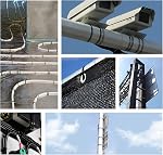 OFFO Metal Black Zip Ties 105 PCS 300mm(11.8 in) 150KG (270 LB) Tensile Resistance Premium Heavy Duty Stainless Steel Wire Multifunctional Locking Exhaust Wrap Flexible Durable