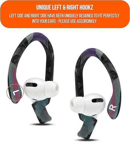 Miniatura 7 de WC HookZ Pro 3 - Ganchos ajustables para las orejas compatibles con AirPods Pro 3 de Wicked Cojines, núcleo maleable para un ajuste personalizado