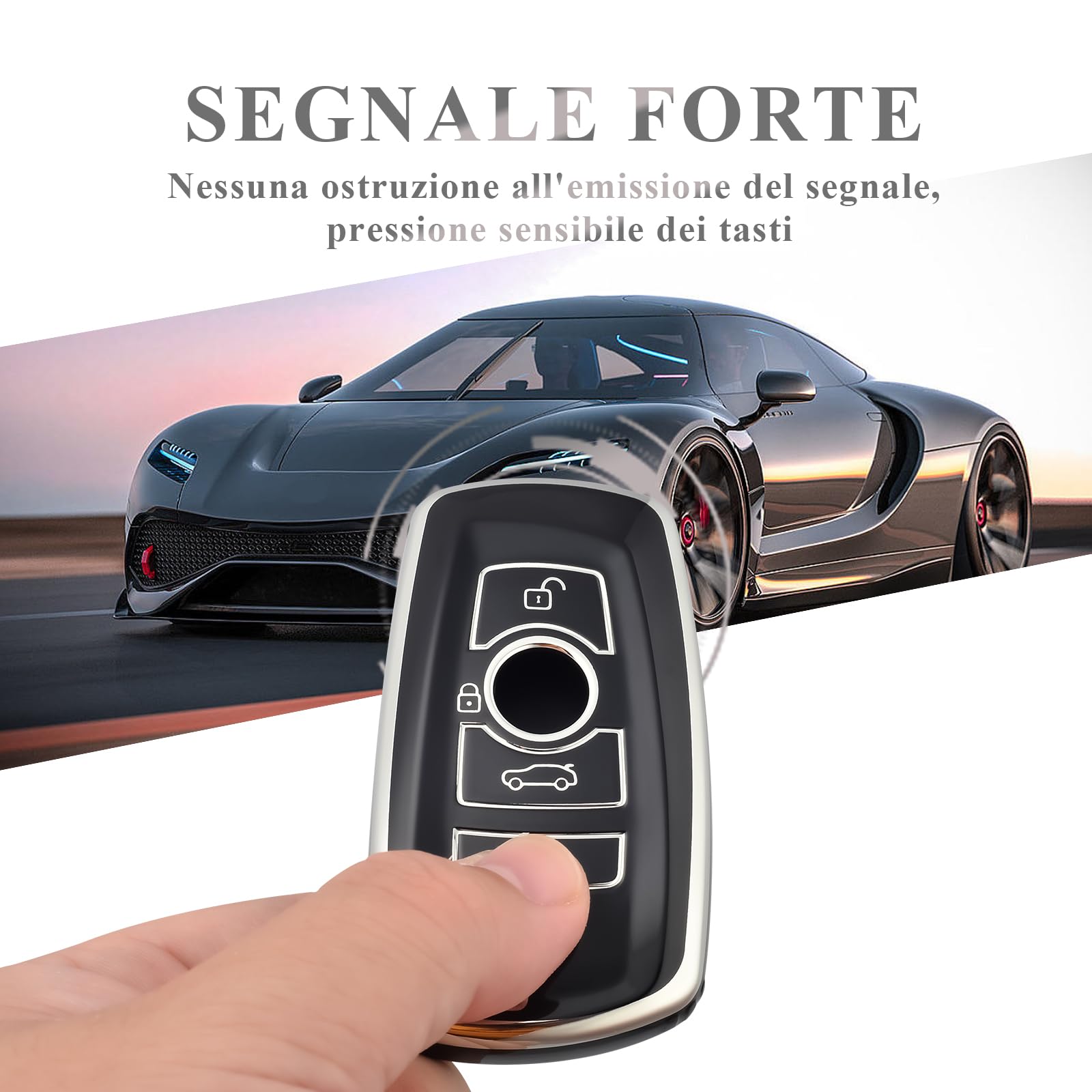 Guscio Scocca Telecomando Chiave 3 Tasti PER BMW Serie 1 Serie 3 X1 X3 X5 X6 - Foto 6