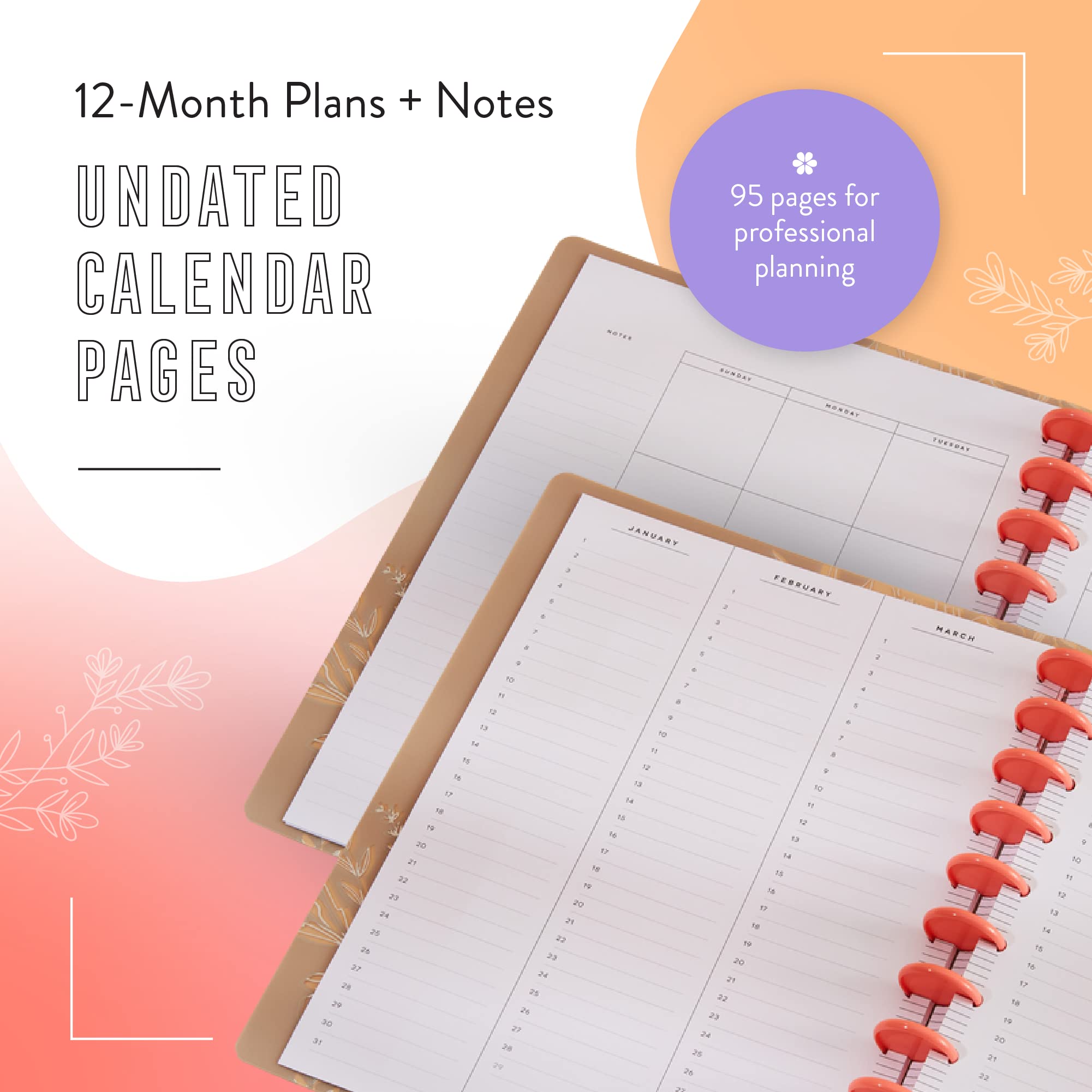 NOTEBOOK The Happy Planner Eat Well Work Hard Love Truly & Trave Deluxe