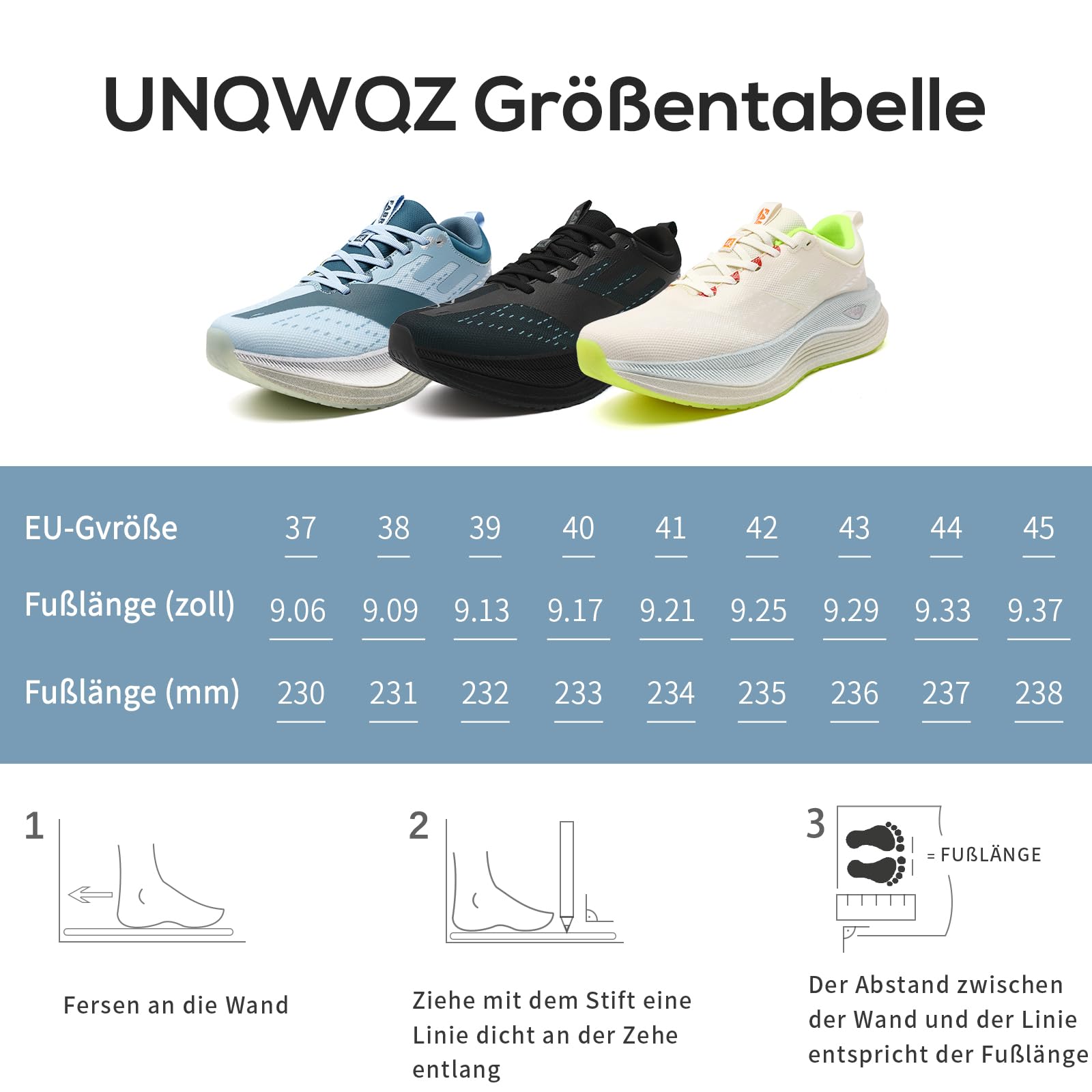 Scarpe da corsa da uomo Daman, leggere, scarpe da ginnastica unisex, traspiranti, comode, da corsa, da jogging, antiscivolo, suola