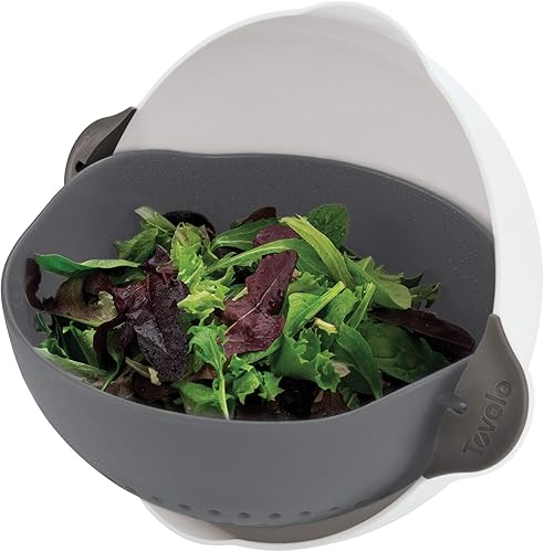 Miniatura 10 de Tovolo Soak N' Strain - Colador de 1.5 cuartos de galón, boquilla fácil de verter, colador 2 en 1 y tazón de remojo, tazón de frutas y verduras, sin