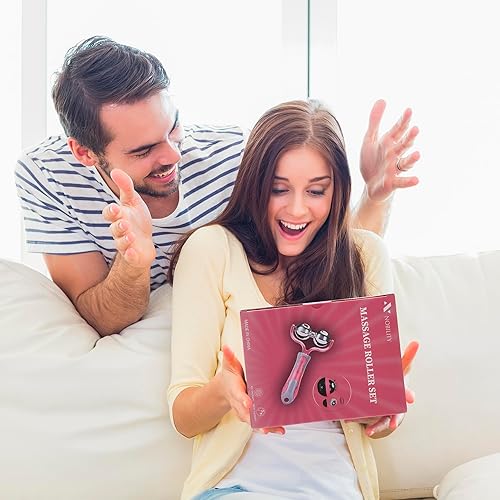 Miniatura 8 de Nobility Rodillo de bola de masaje hielo frío y caliente para el tejido profundo y el dolor muscular para aliviar la rigidez y el estrés, cuerpo,