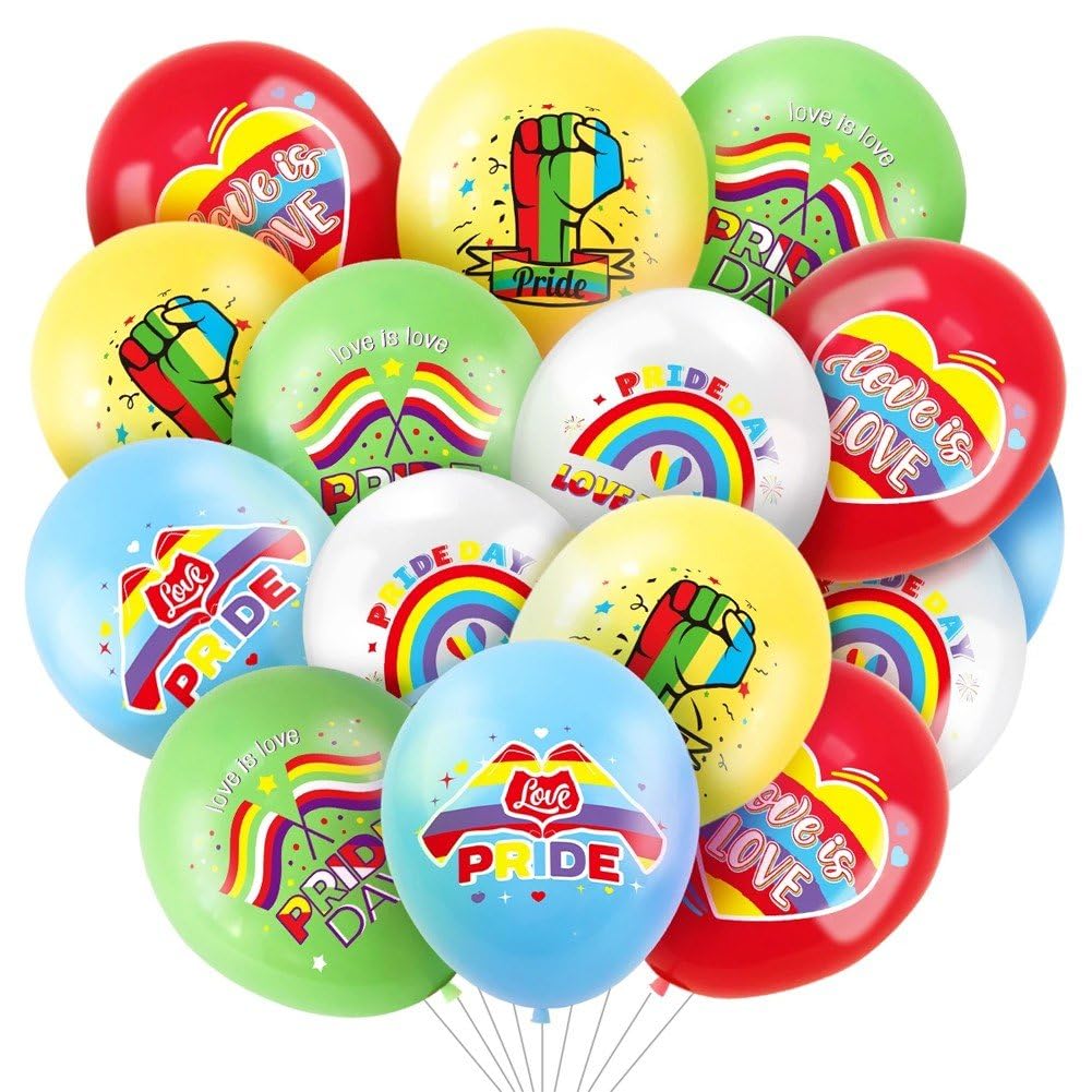 30 LGBT Gay Pride Pride Rainbow Day, LGBTQ Gay Pride Party Decorations And Accessories