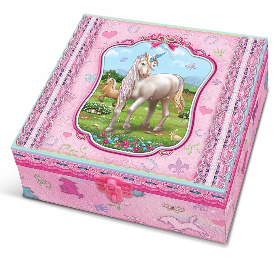 Box with Accessories, Diary - Unicorns
