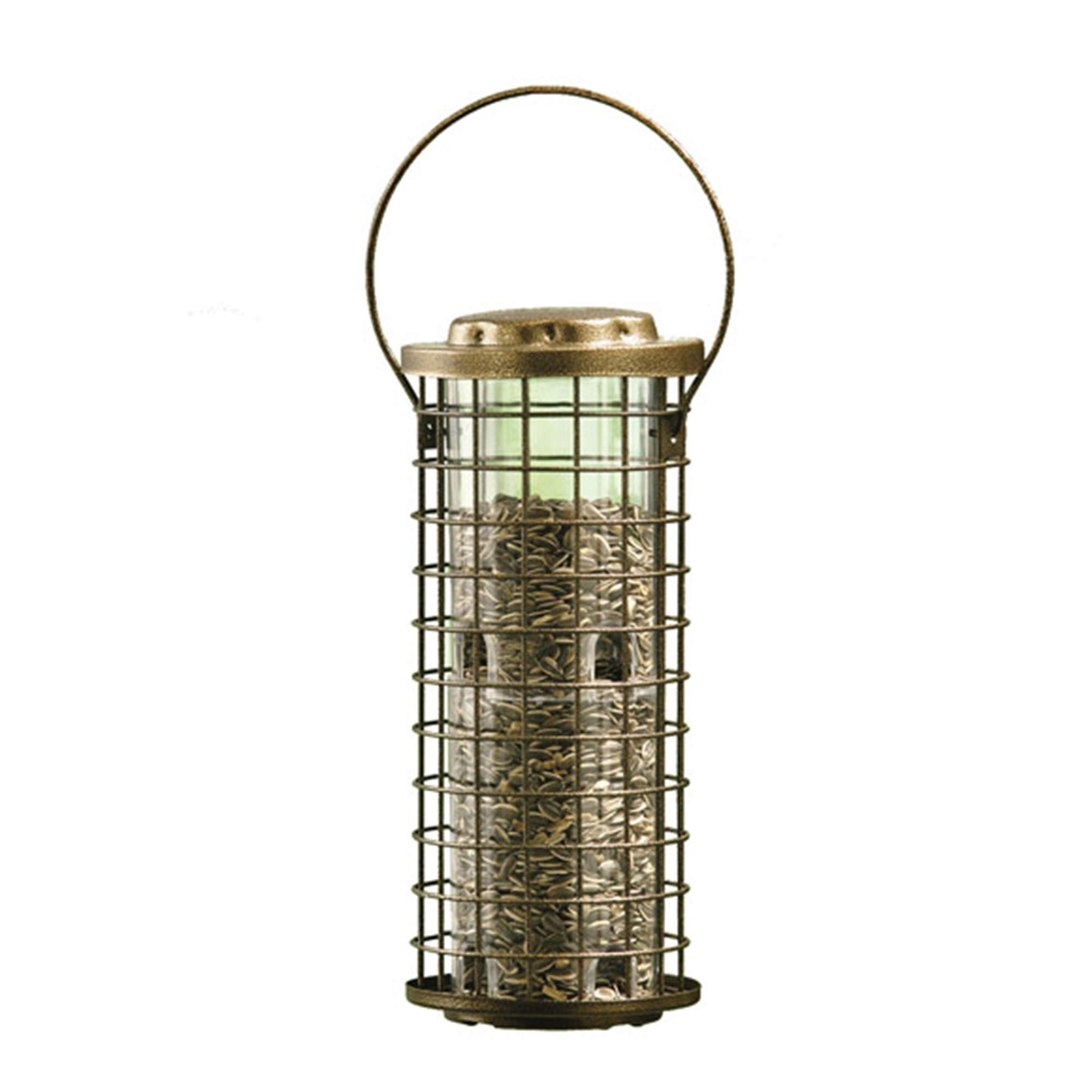 Perky-PetSquirrel Stumper Caged Wild Bird Feeder
