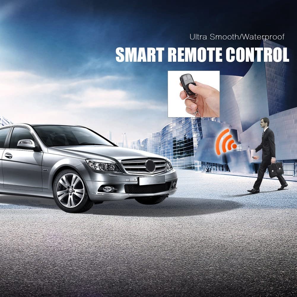12V 4-türiges 4-türiges Auto-Schloss mit Schlüssellosem Zugang, Universelles Alarmsystem für Autos mit Fernstart, Professionelles Entriegelungsset für Elektrische Fensterheber