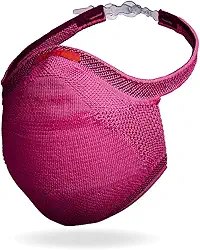 Máscara Fiber Knit Sport + Filtro de Proteção + Suporte (Rosa Escuro, M)