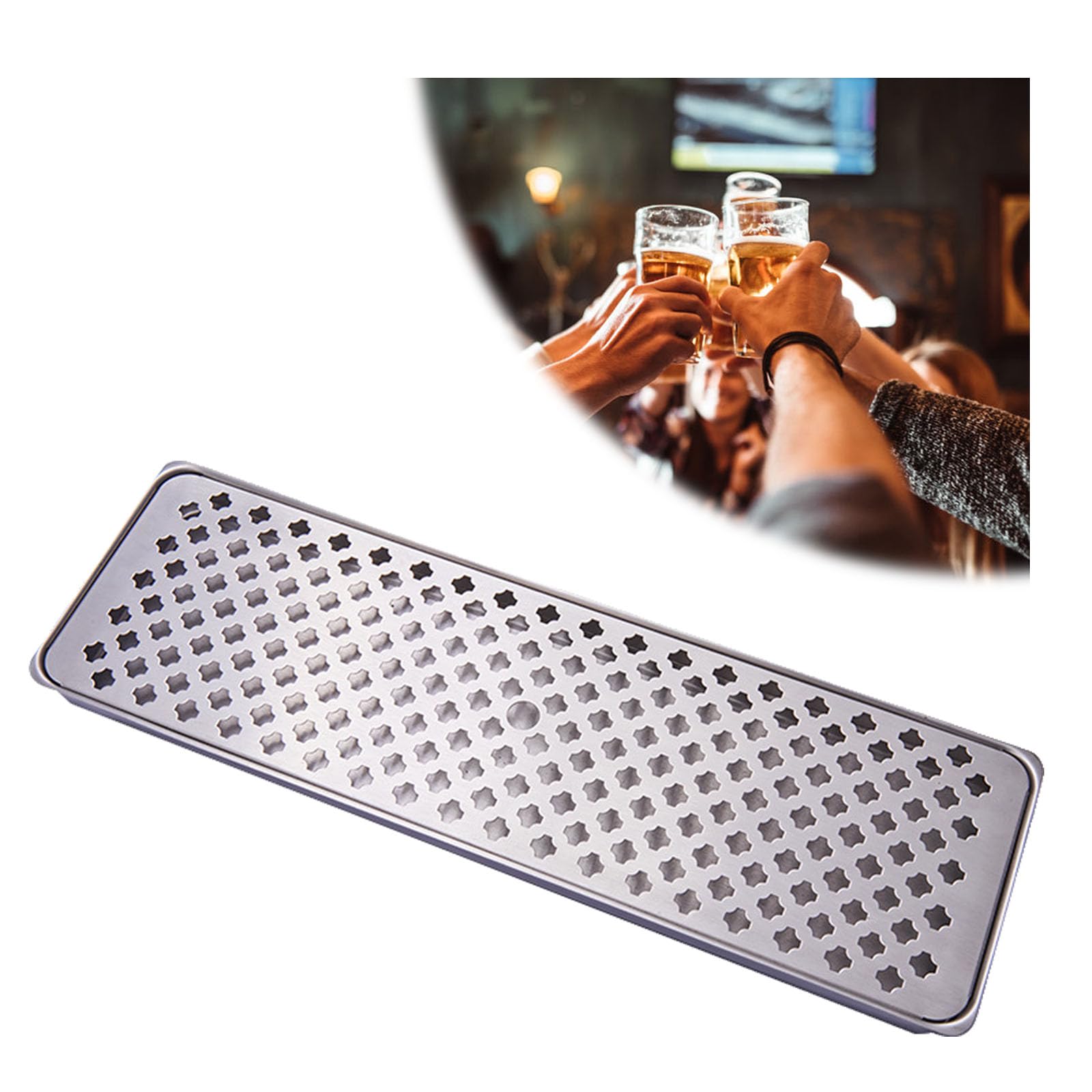 Amazon｜NJDQFA メサ ビールドリップトレイ バー 取り外し可能な蓋 を