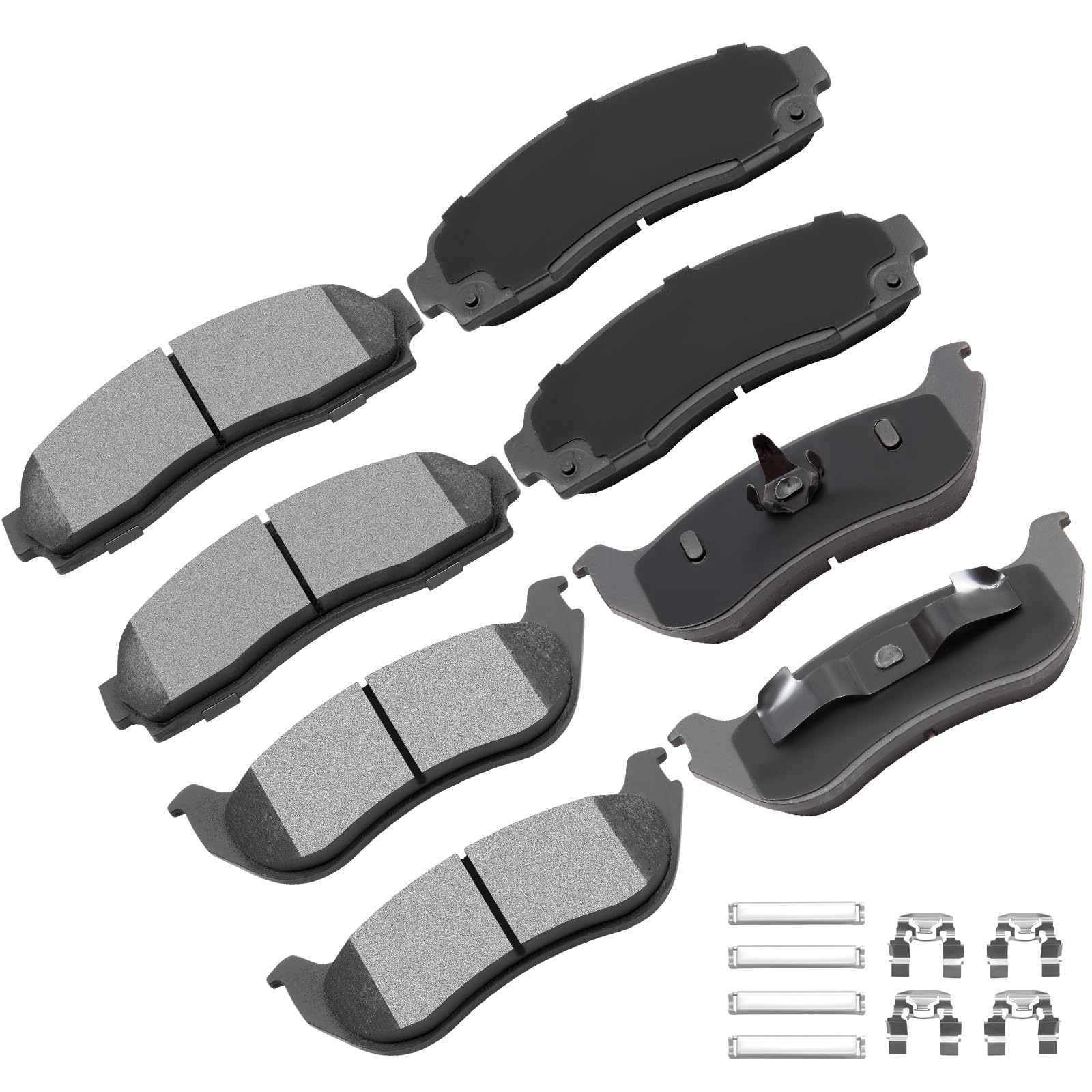 cciyu D833 D881 Ceramic Front Rear Brake Pad Set Fit For 2002-2005 For Ford Explorer,2002-2005 For Mercury Mountaineer