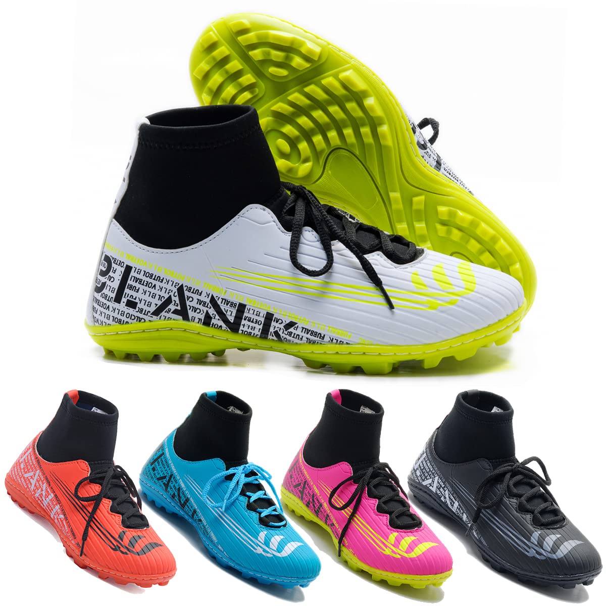 Chuteira Society Botinha Blank Star Cano Alto com Solado Costurado Original