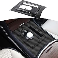 Vista 1 de RT-TCZ Para Chrysler 300C Cambio de engranajes Panel Trim Cubierta Compatible con Chrysler 300/300C 2015 Up Fibra de Carbono Interior Accesorios