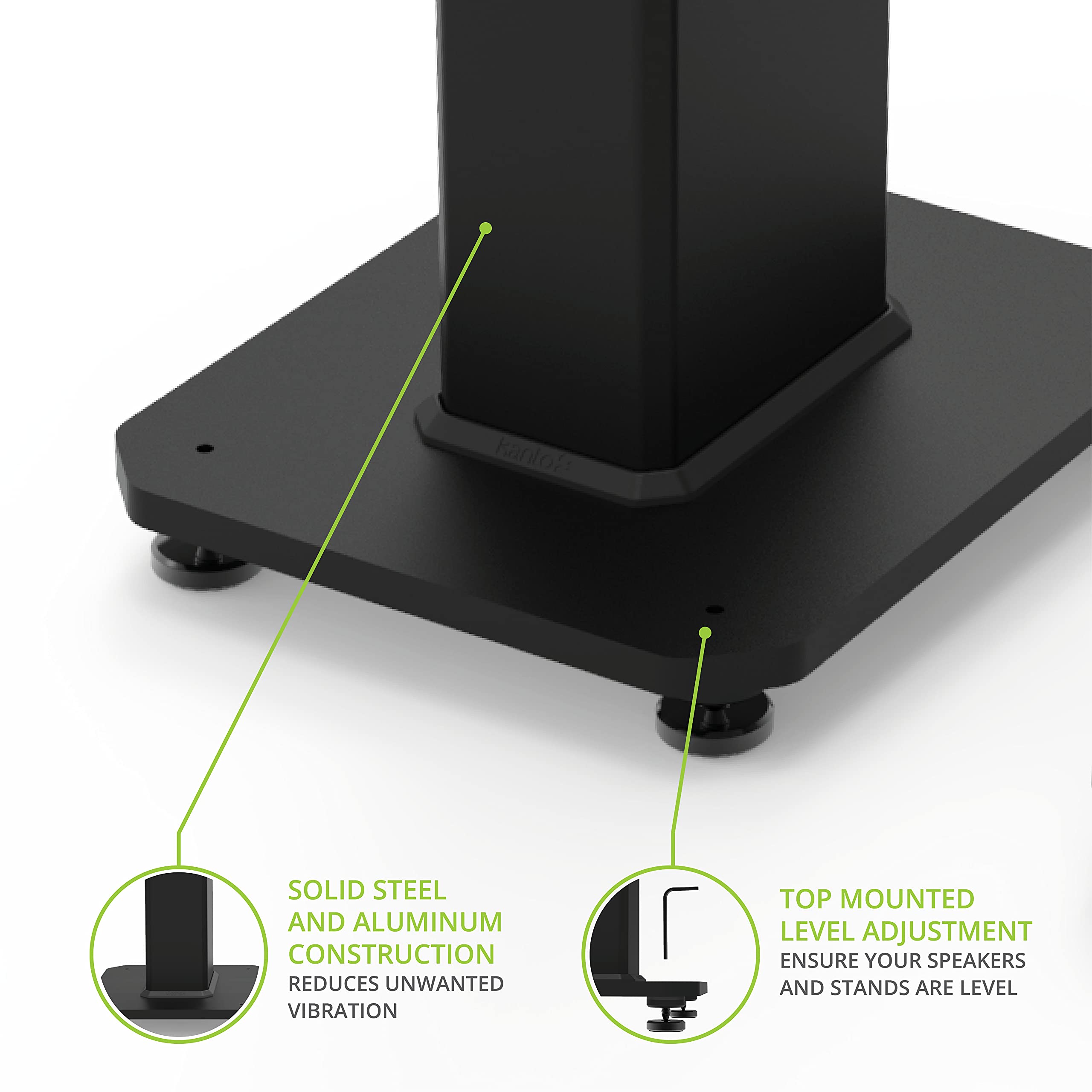Amazon.com: Kanto SX22 Universal Fillable Speaker Floor Stands for