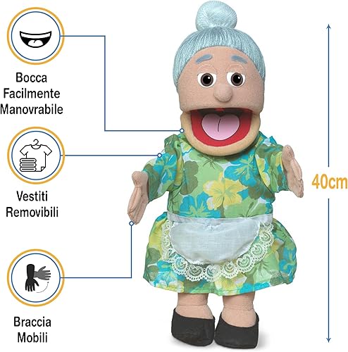 Miniatura 4 de 14" Granny, Hispano Abuela, marioneta de mano