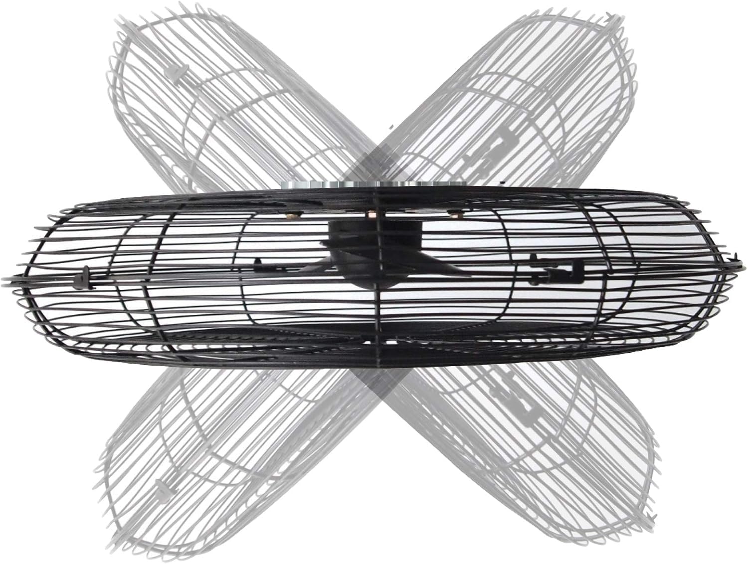 Drip&Fresh - Ventilatore a 2 Pale 24" con Supporto a Parete IP55 200W