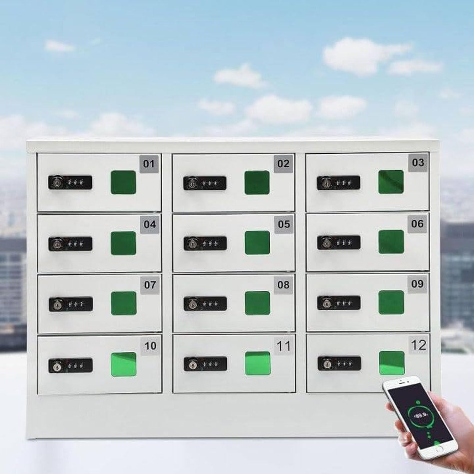 ylpddmm Rechargeable Mobile Phone Charging Cabinet