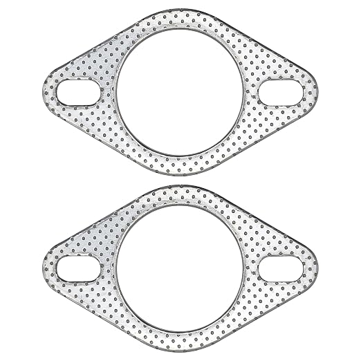 2.25 Inch Exhaust Gasket 2 Bolt Flange 60mm Graphite w/Fire