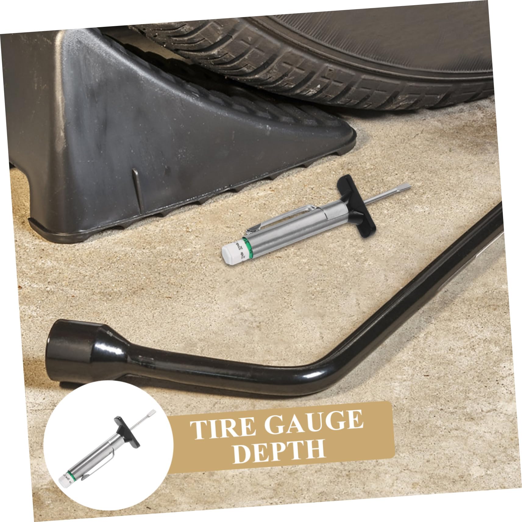 50stücke Teiliges Reifenprofiltiefenmesser Tragbares Messgerät Für Autoreifen Präzise Tread Depth Gauge Für Pkw Und Suv Langlebig Edelstahl