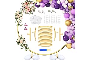 7.2FT Gold Backdrop Stand for Party Decoration