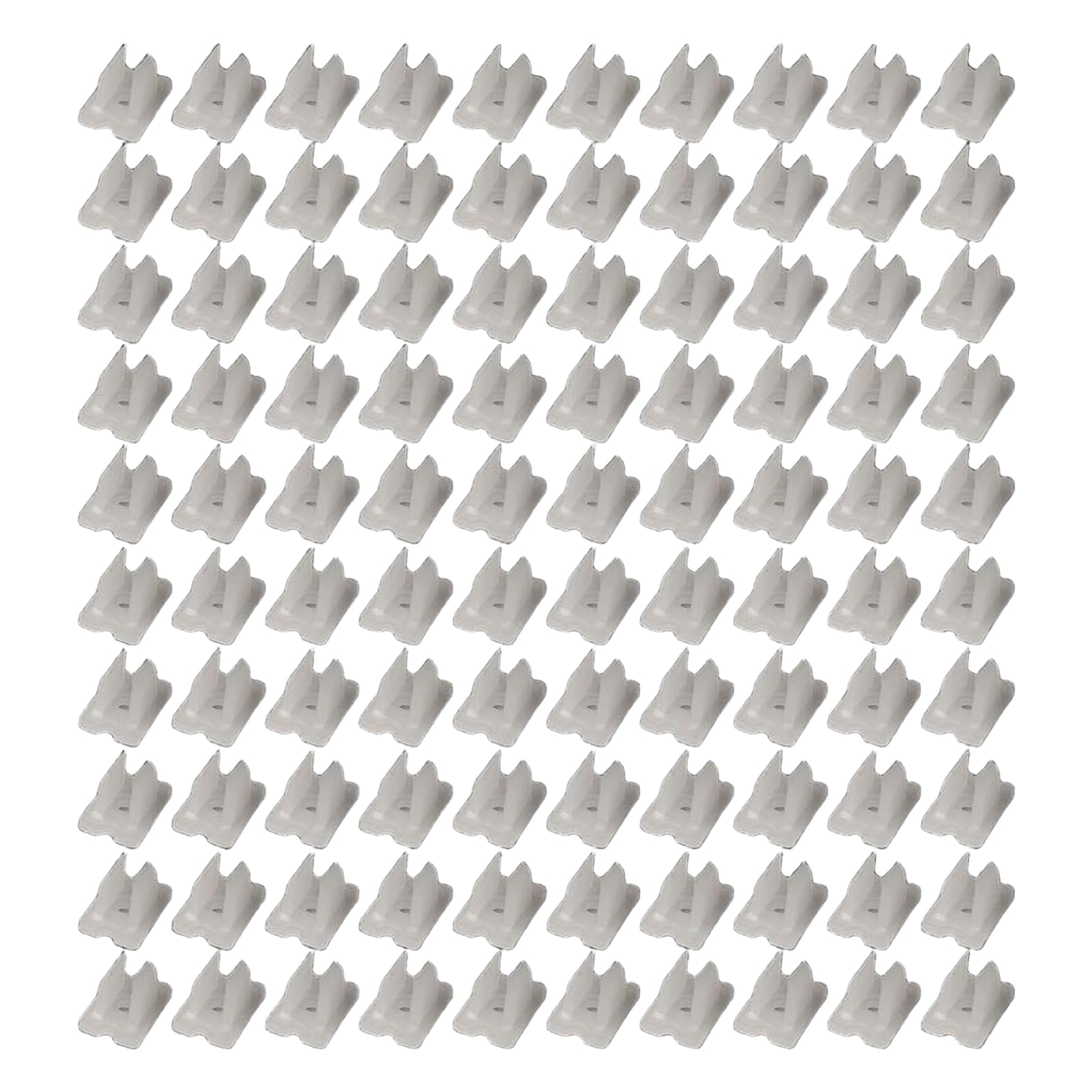TopHomer 100PCS LED Rope Mounting Clips, Neon Rope Light Clips Bracket for 5-6mm Neon Wall Mount LED Light Parties Festivals Weddings (H-0612)