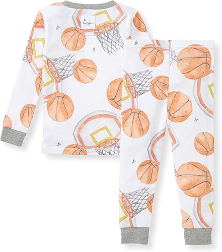 Miniatura 17 de Burt's Bees Baby - Conjunto de pijama de algodón de 2 piezas para bebés y niños, camiseta de manga larga y pantalón largo