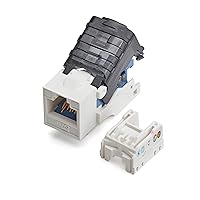 Vista 31 de trueCABLE - Conector Keystone sin herramientas Cat6, sin blindaje (UTP), PoE++ (4PPoE) 100 W, certificación UL, verificado ETL, certificado Blanco