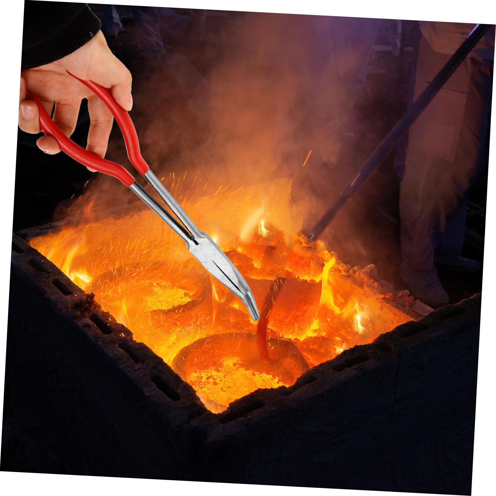 3pezzi Pinza Per Crucibile Da Pinza Per Strumento Professionale Per Laboratori e Resistente e Facile Da Usare