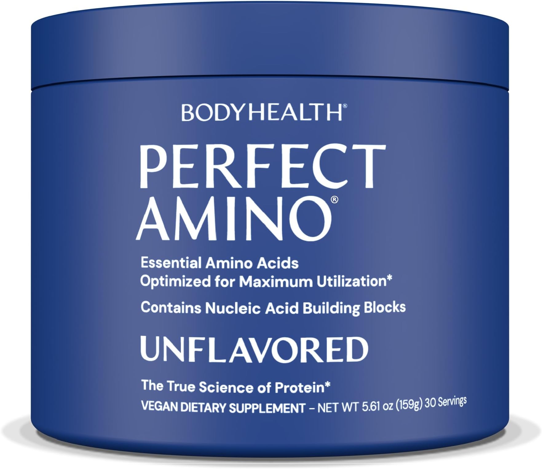 PerfectAmino - BCAA and EAA Powder for Pre and Post Workout - Amino Acid Energy Drink for Men and Women to Support Lean Muscle and Recovery - Unflavored (Lightly Sweetened) - 30 Servings