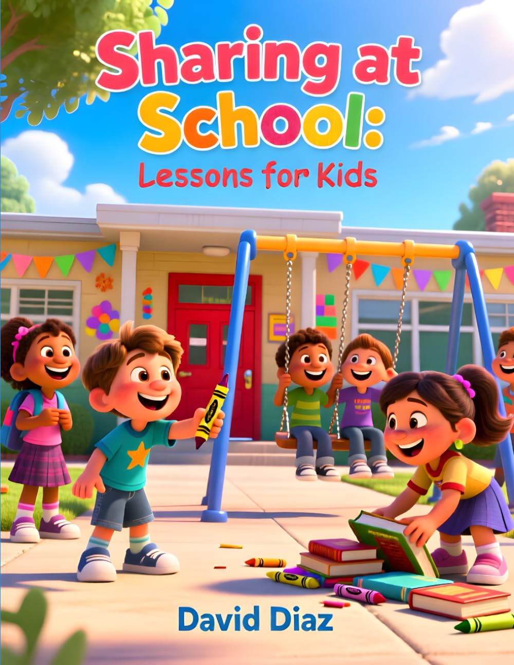 Sharing At School Lesson For Kids (Children's Moral Book: Kids Learning Book