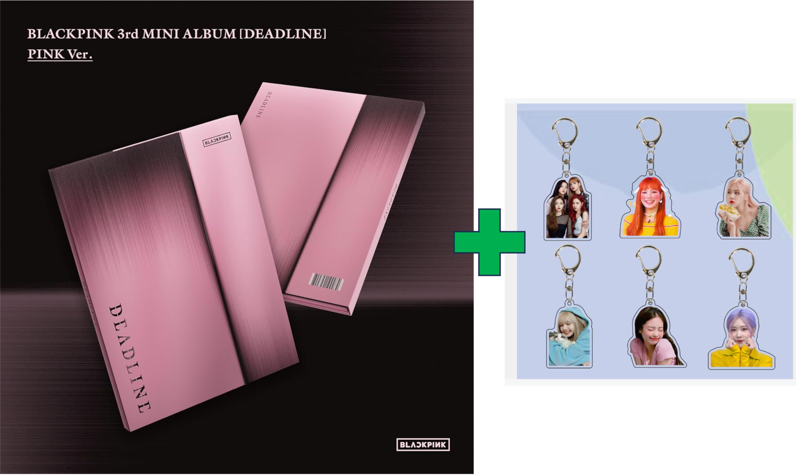 BLACKPINK 3. MINI ALBUM [DEADLINE] + Bonus (brelok do zdjęć) (różowa wersja)
