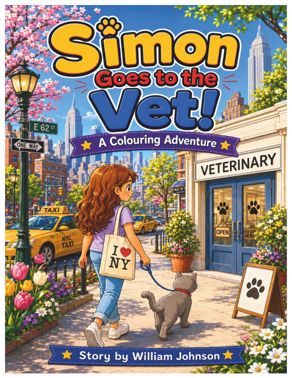 Simon Goes to the Vet!: A Colouring Adventure